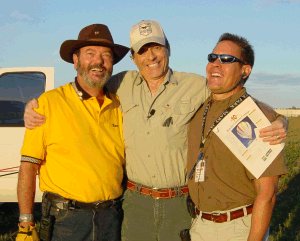 Ken with Channel 2 crew